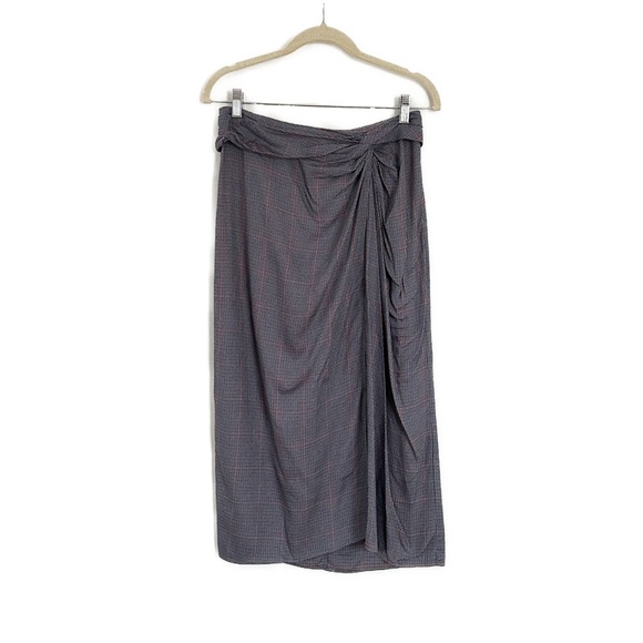 NEW Rag & Bone Amber Plaid Midi Skirt Size 4 - Picture 3 of 4